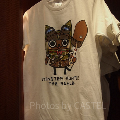 モンハンTシャツ白