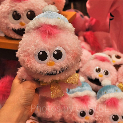 水色ハットのモッピーぬいぐるみ