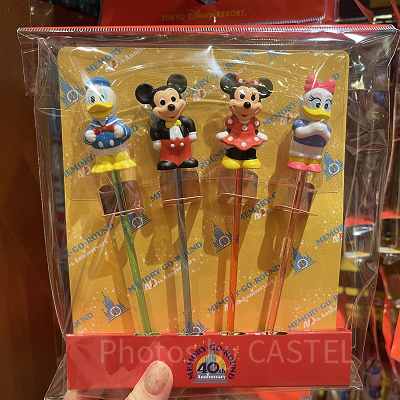 マドラーセット（ディズニー40周年グッズ）