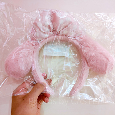 マイメロディの水玉リボンカチューシャ