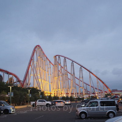 夜のナガシマスパーランド