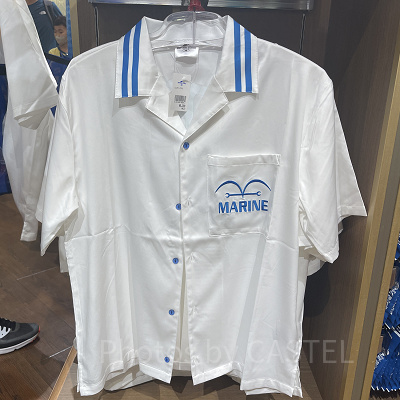 【パーク内限定】 USJ ユニバ ワンピース 海軍 制服シャツ USJ 限定 ワンピース 海軍 シャツ Sサイズ - メルカリ