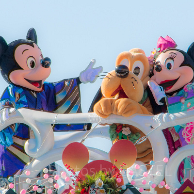 お正月のディズニー
