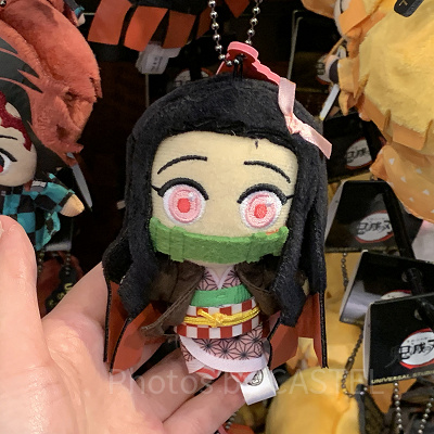 禰豆子のマスコットキーチェーン（USJ鬼滅の刃グッズ2024）