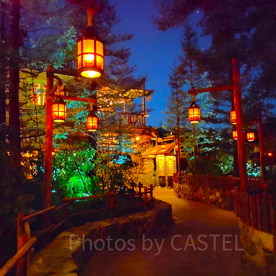 キャンプ・ウッドチャックの夜景