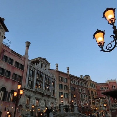 ディズニーシーの夜景