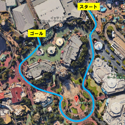 ナイトフォール・グロウのパレードルート