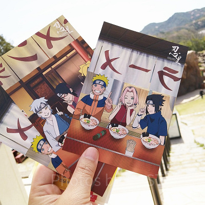 ニジゲンノモリ「NARUTO＆BORUTO 忍里」事前購入特典のポスト