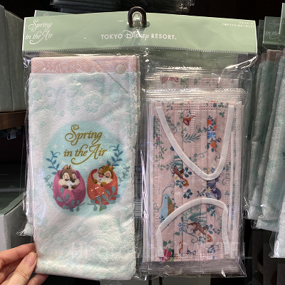 不織布マスク＆タオルポーチ