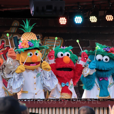 セサミストリート 4-D ムービーマジック：注意事項