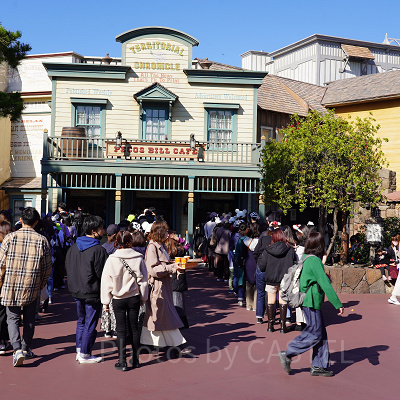 11月ディズニーランド混雑レポ：ペコスビル・カフェ(10:00頃)