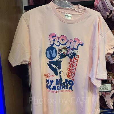 お茶子Tシャツ（USJ×ヒロアカグッズ）