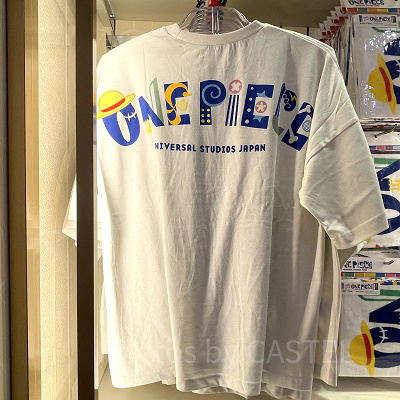 ワンピースTシャツ背中側（USJワンピースグッズ）