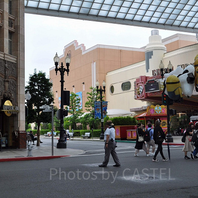 ワンピース・ウォーターバトルはシネマ４－D 前から左折した場所／USJ