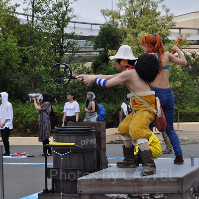 ワンピース・ウォーターバトル／ナミ（右）とウソップ（左）