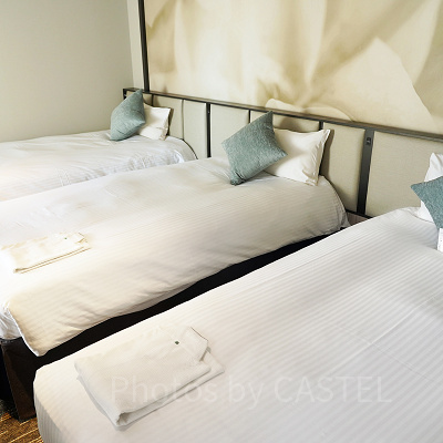 オリエンタルホテル ユニバーサル・シティ：デラックス トリプルの客室