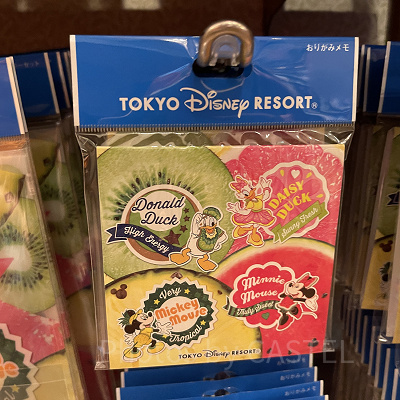 おりがみメモ(ディズニー夏のフルーツグッズ)