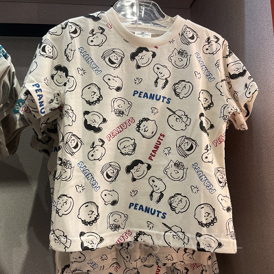 総柄Tシャツ（白・キッズ）