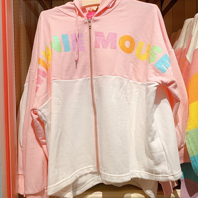 オーバーサイズミニーパーカー（ピンク）