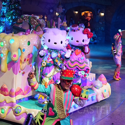 サンリオピューロランドのミラクルギフトパレード