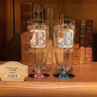 映画『美女と野獣』のペアグラス