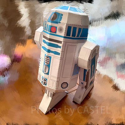 R2-D2のぺーパークラフト