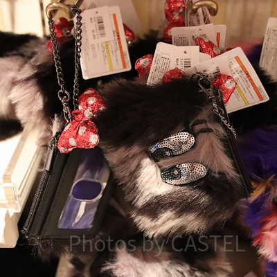 パスケース(ブラック×グレー）：正面