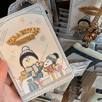 スヌーピーパスケース（USJクリスマスグッズ2023）