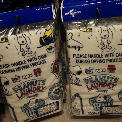 PEANUTS LAUNDRY（ピーナッツ・ランドリー）の総柄フェイスタオル