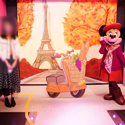 ミニーと写真撮影