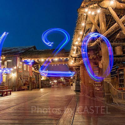 ロストリバーデルタにてタルの上にカメラを固定して撮影<br />（TDS・夜） 設定：16㎜ SS25 F8.0 ISO100 