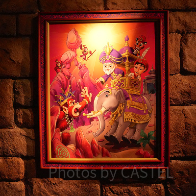 隠れミッキーがいる絵（シンドバッド・ストーリーブック・ヴォヤッジ）