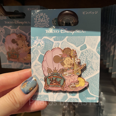 ピンバッジ(ディズニーシー24周年グッズ)