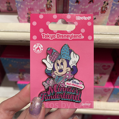 ピンバッジ（ミニーのファンダーランドグッズ）