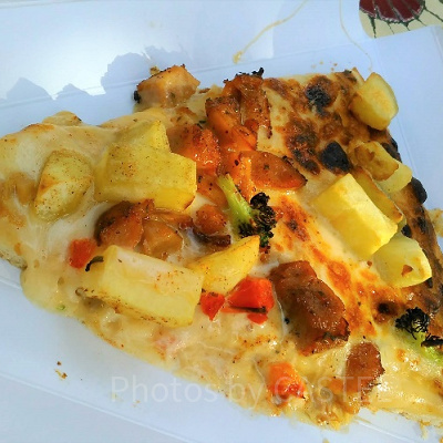 キャプテンフックス・ギャレーのピザ