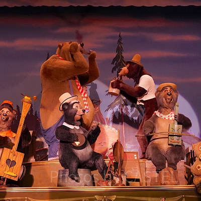 愉快な音楽とクマさんのパフォーマンスがおもしろい