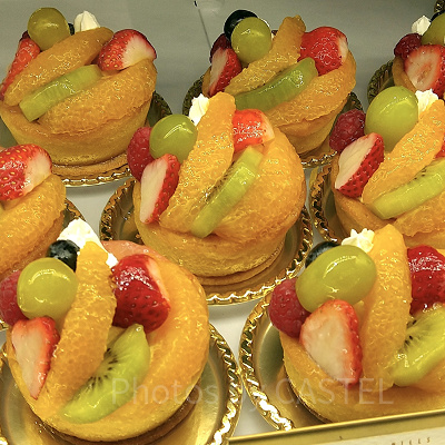 たっぷりフルーツのタルト