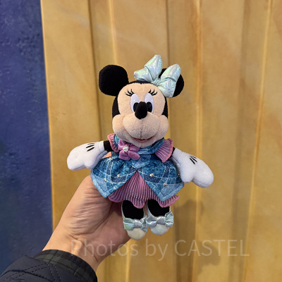 ミニーぬいぐるみバッジ(ディズニーシー25周年グッズ)