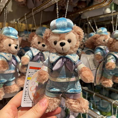 ぬいぐるみバッジ(ダッフィー20周年カラフルハピネスグッズ)