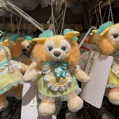 ぬいぐるみバッジ(ダッフィー20周年カラフルハピネスグッズ)