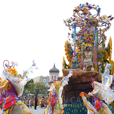 ポカホンタスのフロート