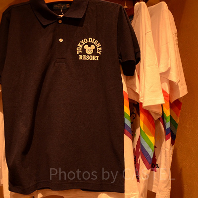 ミッキーロゴ入りポロシャツ 