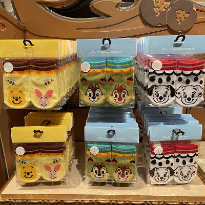 プーさん＆ピグレットのベビーソックス