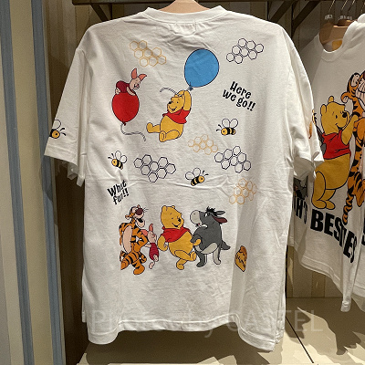 POOH 'S BESTIESTシャツ ユニセックス裏面