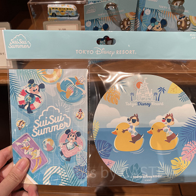 ポストカード&ステッカー（2022ディズニー夏グッズSUISUI SUMMER）