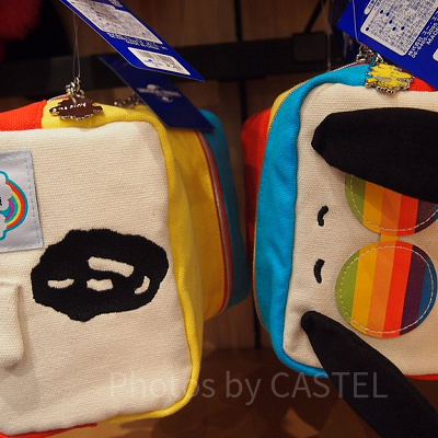 スヌーピーたれ耳付きポーチ