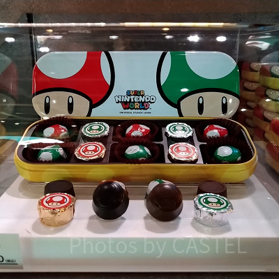 パワーアップキノコ×1UPキノコのチョコレート