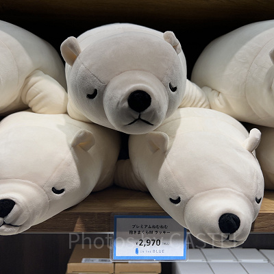 しろくま抱きまくら（アクアパーク品川グッズ）