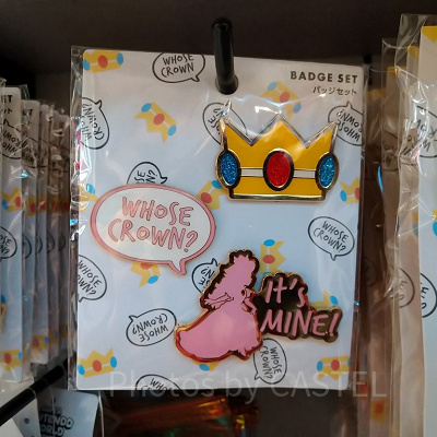 ピーチ姫のバッジセット