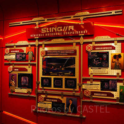 スパイダーマン・ウェブ・アドベンチャーのキューラインの様子(パリディズニー)